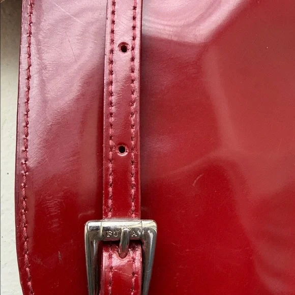Furla Red Patent Leather Bag - Picture 5 of 9